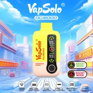 Vapsolo 18000 Puffs Disposable Vape Wholesale 28ML Rechargeable Battery 10 Flavors Bulk Buy Wholesale