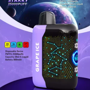 Reliable Build Bang Starry 25000 Puff Disposable Vape Pod 0% 2% 3% 5% Low Nicotine Bulk Buy Wholesale 18