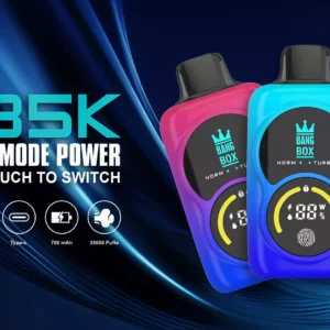 Bang Box Vape 35000 Puffs Dual Mesh Touch Screen Rechargeable Disposable Vape 1